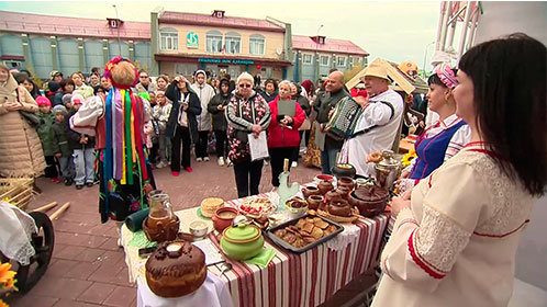 В Тазовском прошел районный фестиваль национальных культур «Фолк-Фест